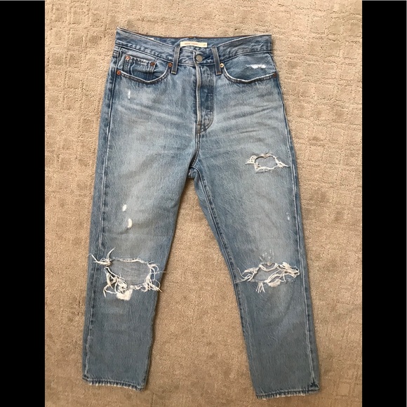 wedge straight levis